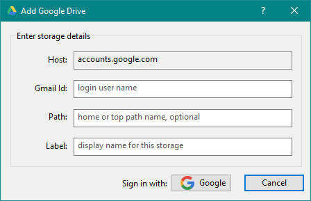 Add GDrive