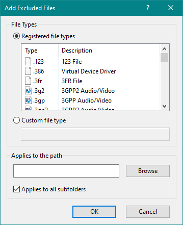 Add excluded temporary files